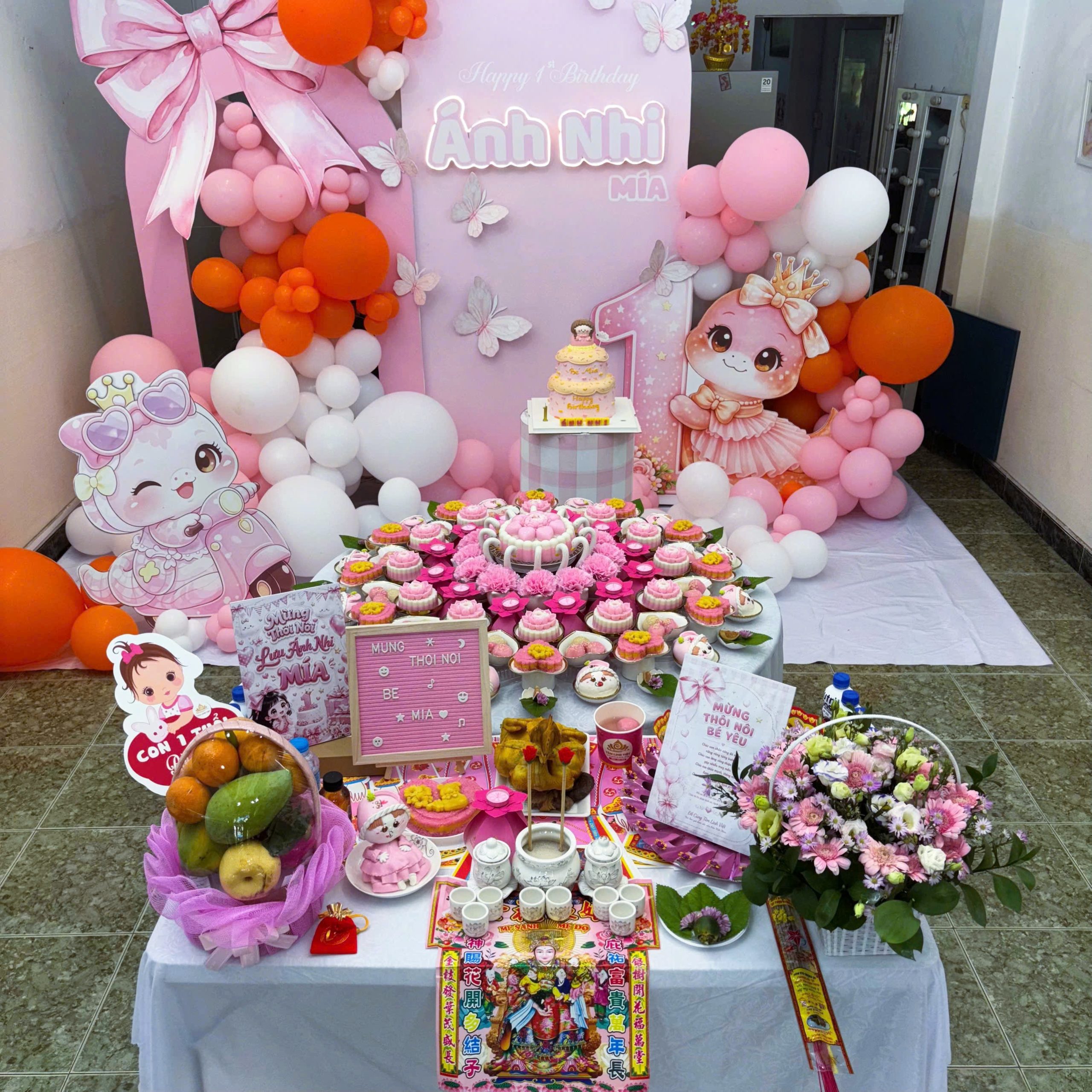 Mâm Cúng Đầy Tháng (Gói VIP)