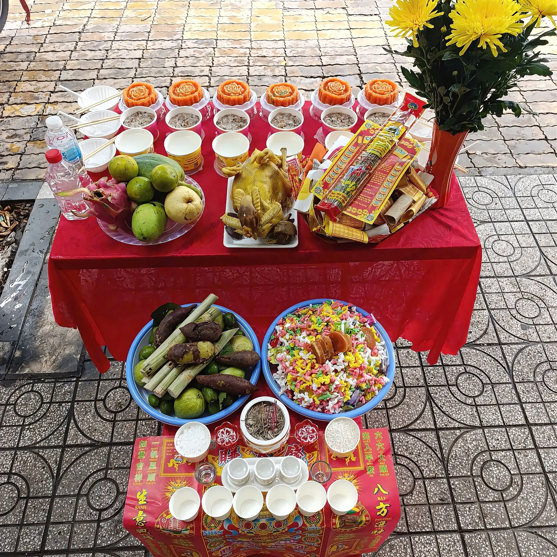 Mâm cô hồn gói