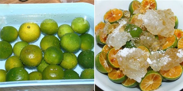 cách làm tất chưng mật ong