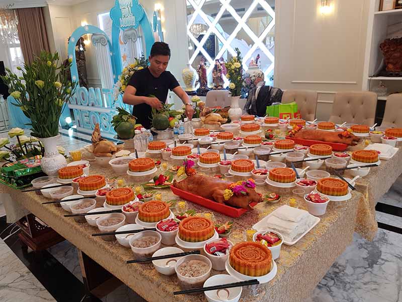 le-vat-cung-day-thang-don-gian Đôi đũa hoa cúng đầy tháng