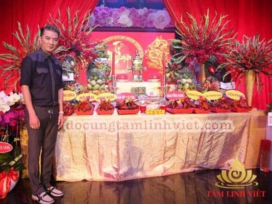 Mâm cúng giổ tổ nghề sân khấu