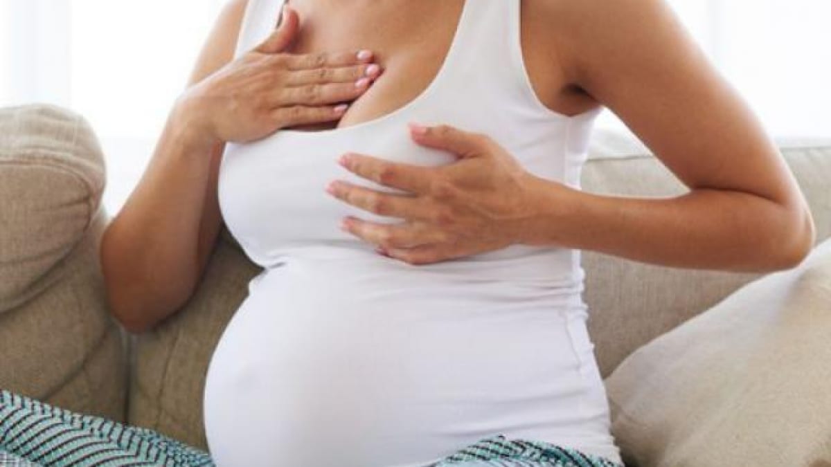 Sự phát triển của ngực khi mang bầu