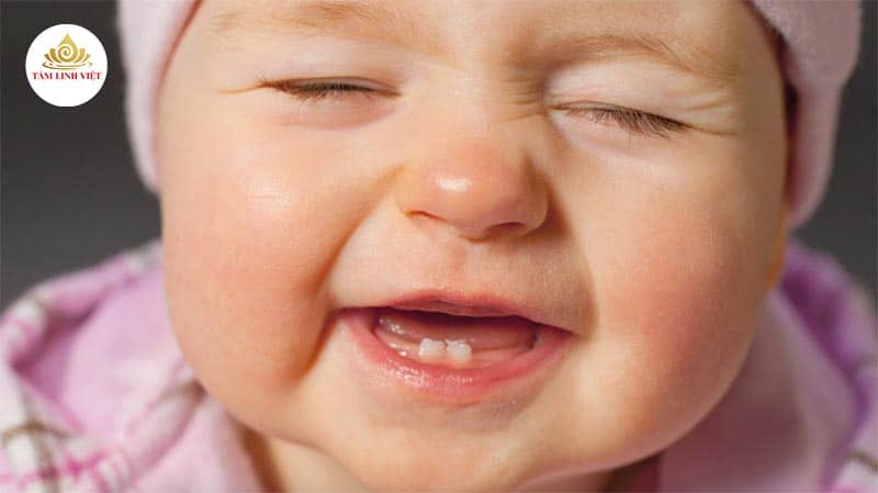 bé mọc răng lười bú